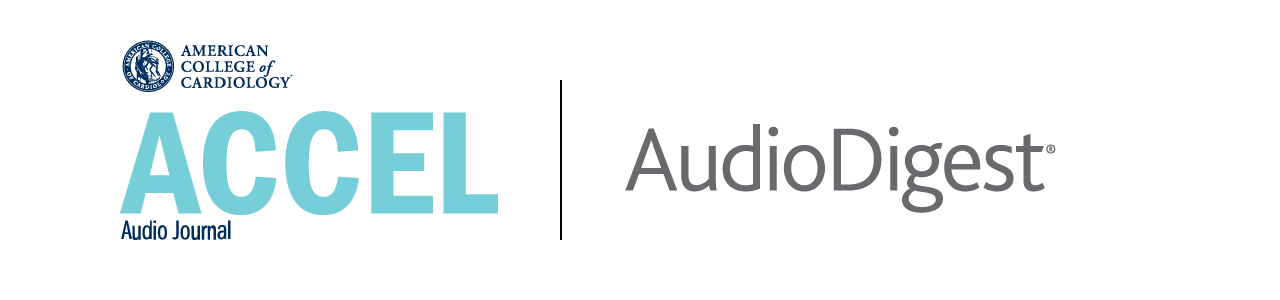 ACCEL Audio Journal Logo from the American College of Cardiology